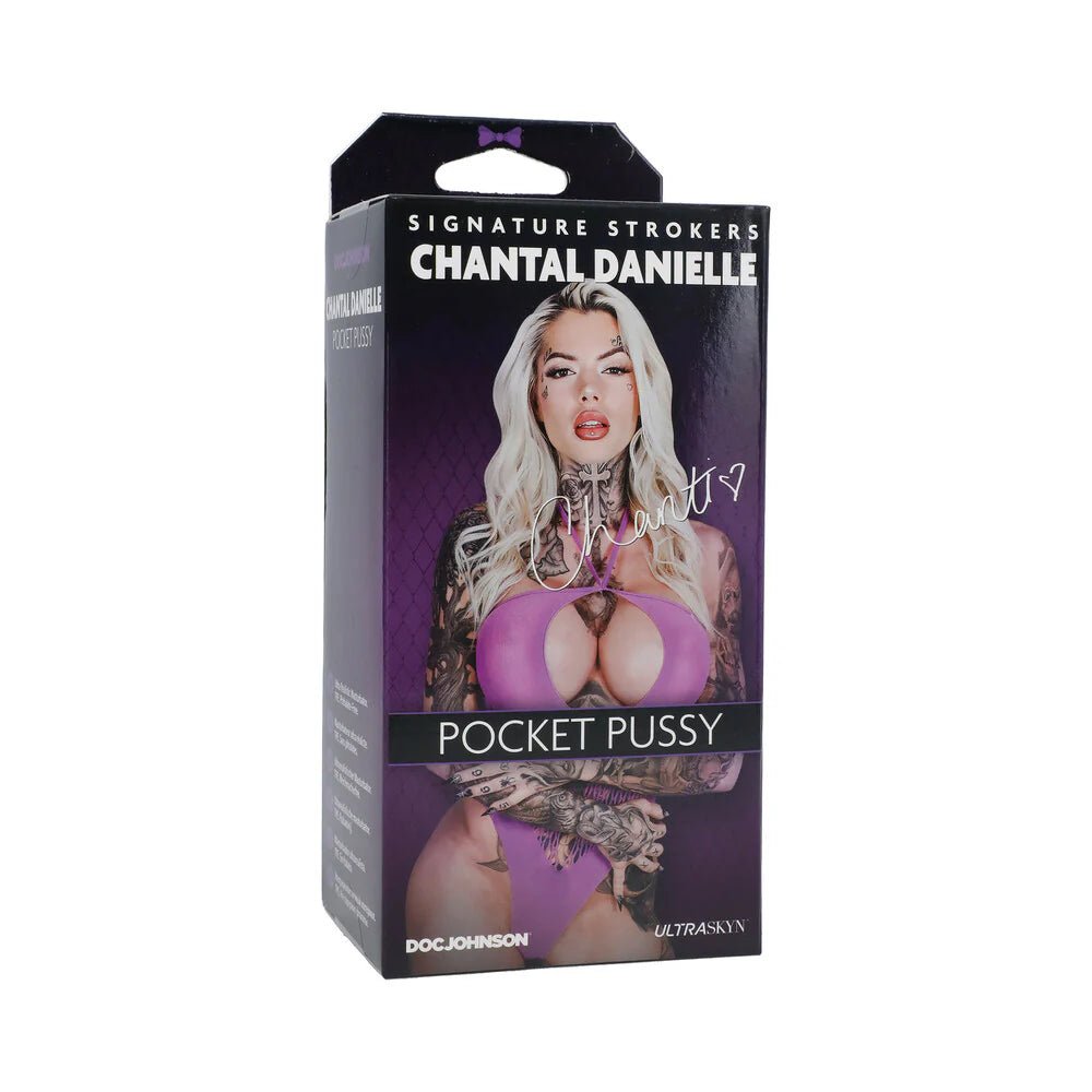 Signature Strokers Chantal Danielle ULTRASKYN Pocket Pussy Vanilla - TruLuv Novelties