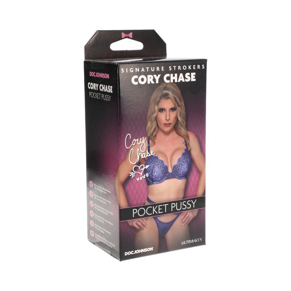 Signature Strokers - Cory Chase ULTRASKYN Pocket Pussy Vanilla - TruLuv Novelties