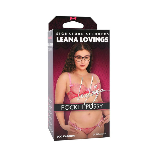 Signature Strokers Leana Lovings ULTRASKYN Pocket Pussy Vanilla - TruLuv Novelties