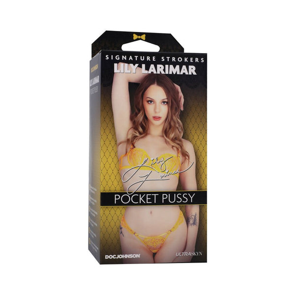 Signature Strokers Lily Larimar ULTRASKYN Pocket Pussy Vanilla - TruLuv Novelties