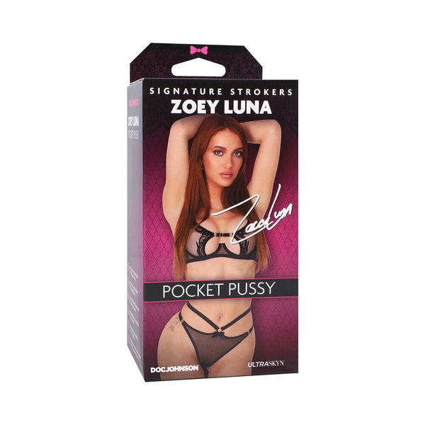 Signature Strokers Zoey Luna ULTRASKYN Pocket Pussy Vanilla - TruLuv Novelties