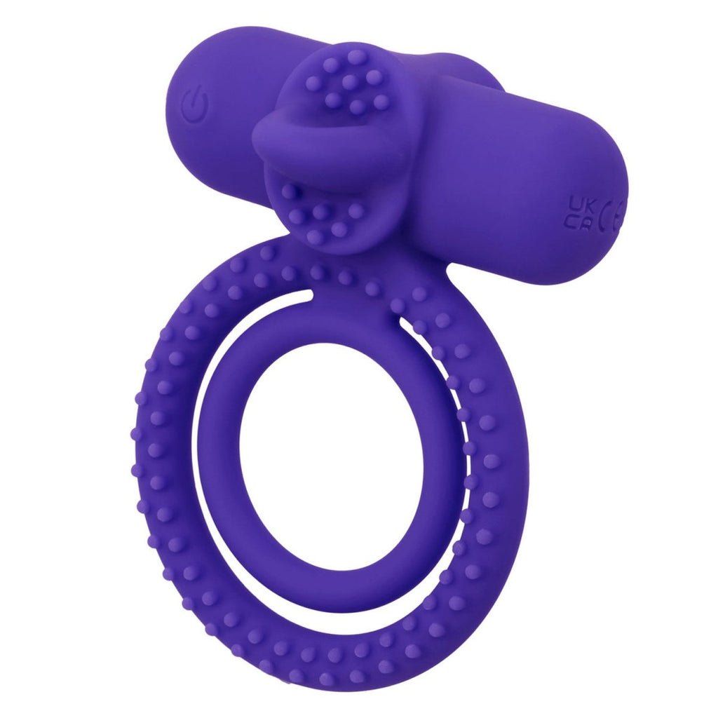 Silicone Rechargeable Dual Climaxer - Purple - TruLuv Novelties