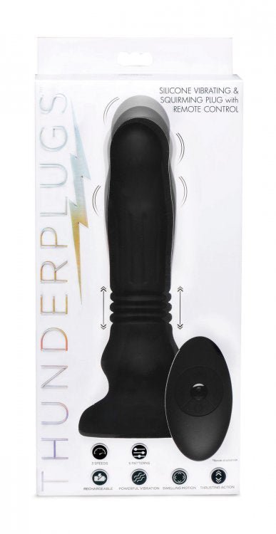 Silicone Swelling & Thrusting Plug With Remote Control - TruLuv Novelties