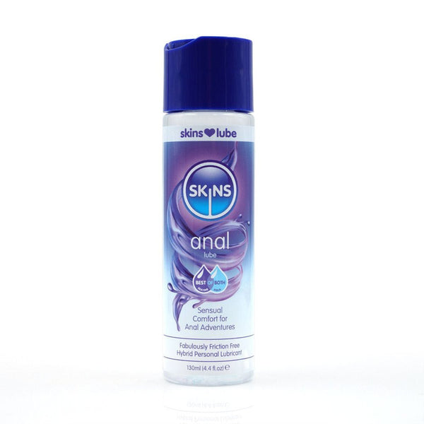 Skins Anal Hybrid Silicone and Water Based Lubricant 4.4 Fl Oz - TruLuv Novelties