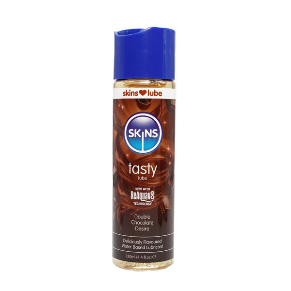 Skins Double Chocolate Water Based Lubricant 4.4oz - TruLuv Novelties
