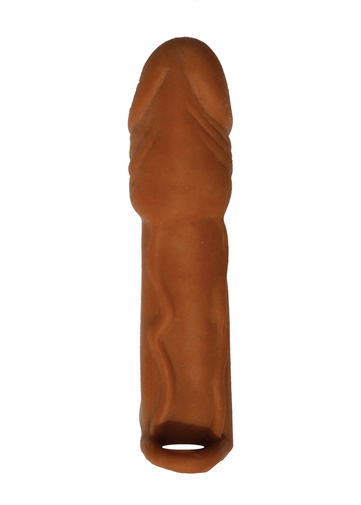 Skinsations Latin Lover Series Husky Lover 7 Inch Vibrating - Brown - TruLuv Novelties