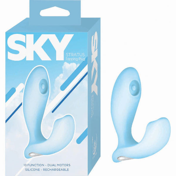 Sky Stratus Tapping Plug - Blue - TruLuv Novelties