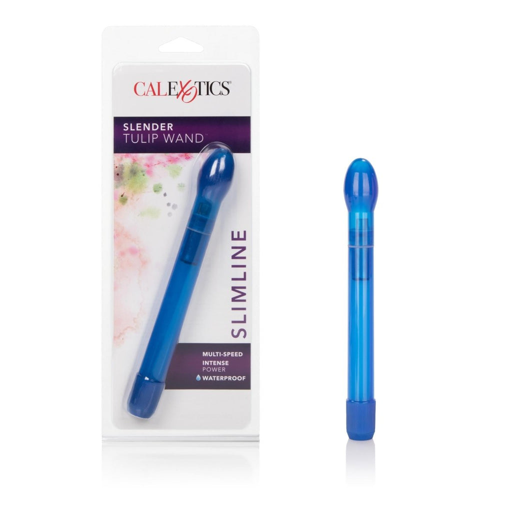 Slender Tulip Wand Cobalt - TruLuv Novelties