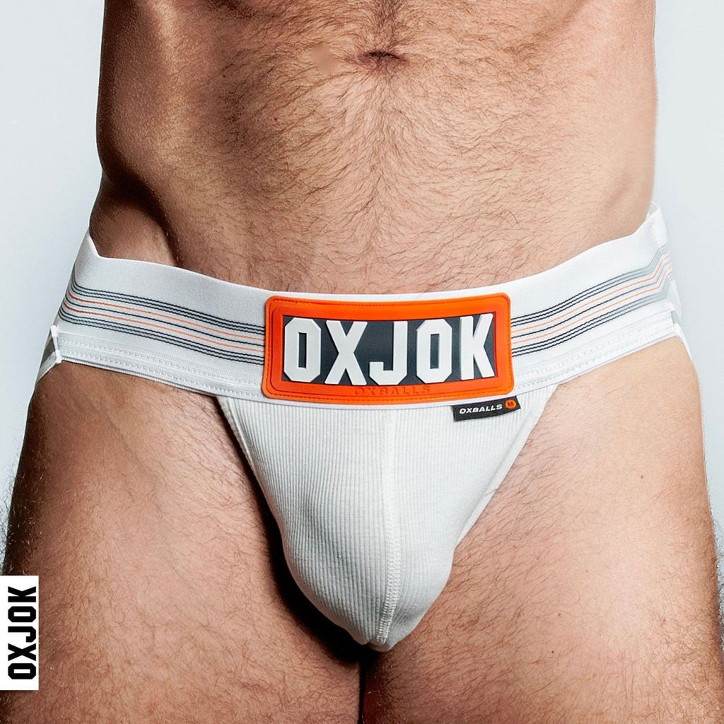 Slingjock Upthrust Slider - Strap Jock White Snow - Medium - TruLuv Novelties