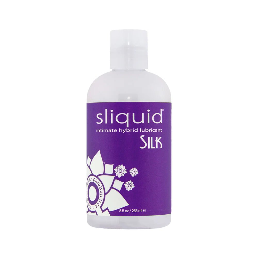Sliquid Naturals Silk Hybrid Lubricant 8.5 oz. - TruLuv Novelties