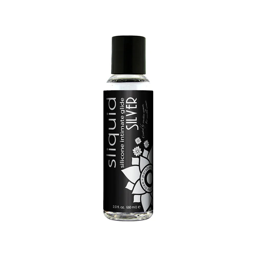 Sliquid Naturals Silver Silicone Lubricant 2 oz. - TruLuv Novelties