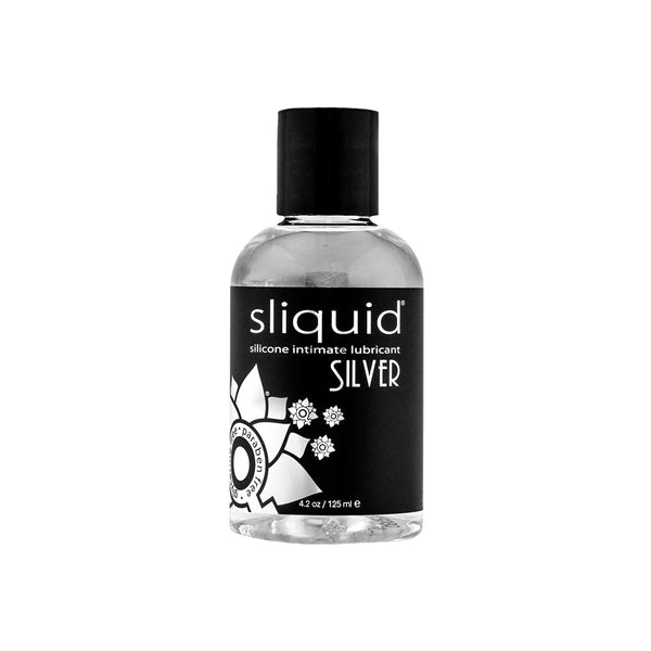 Sliquid Silver Silicone Lubricant 4.2 oz. - TruLuv Novelties