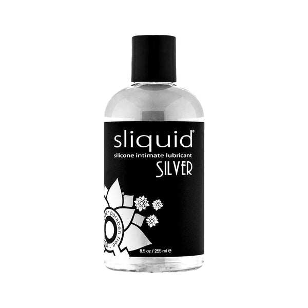Sliquid Silver Silicone Lubricant 8.5 oz. - TruLuv Novelties