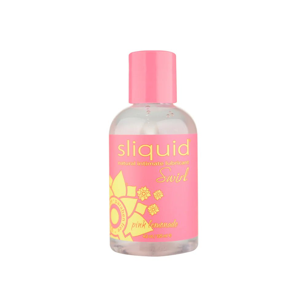 Sliquid Swirl Pink Lemonade Flavored Lubricant 4.2 oz. - TruLuv Novelties