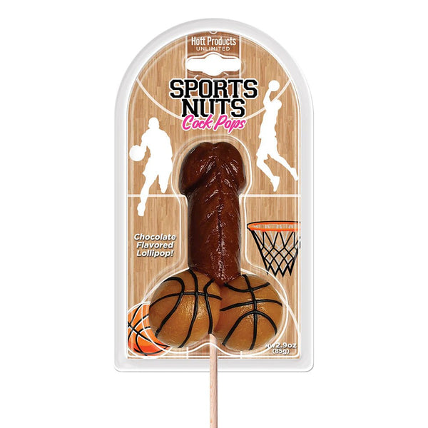 Sports Nuts Cock Pop Basketballs Chocolate - TruLuv Novelties
