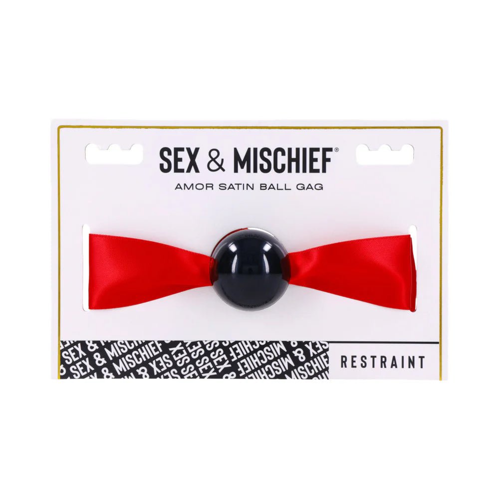 Sportsheets Sex & Mischief Amor Satin Ball Gag - TruLuv Novelties