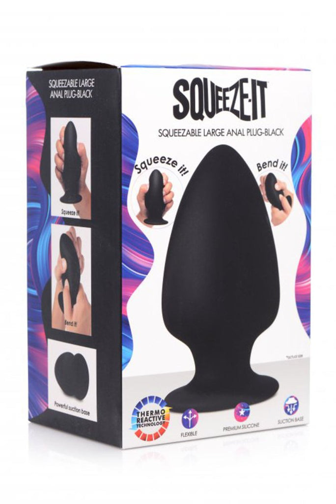 Squeezable Silicone Anal Plug - TruLuv Novelties