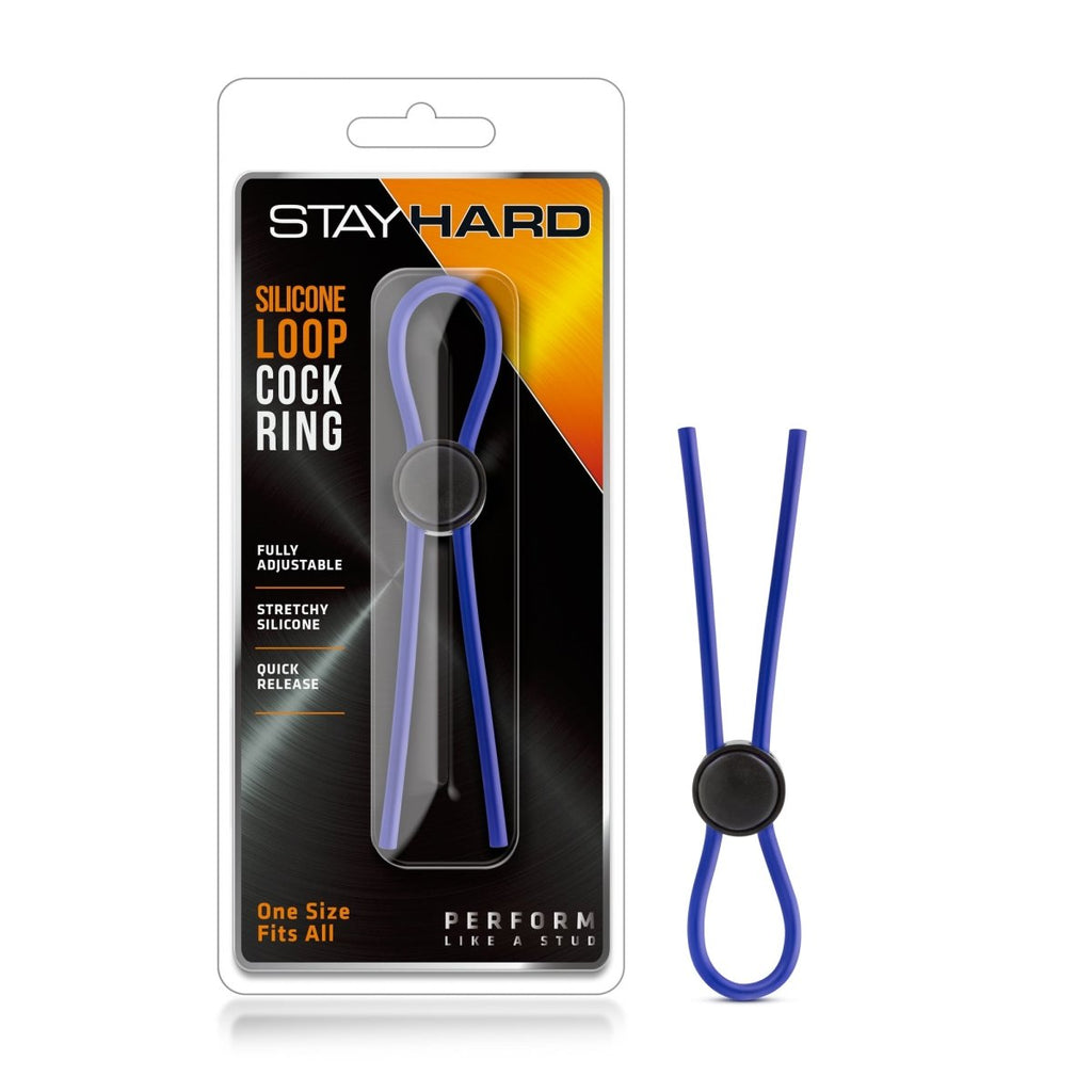 Stay Hard - Silicone Loop Cock Ring - TruLuv Novelties