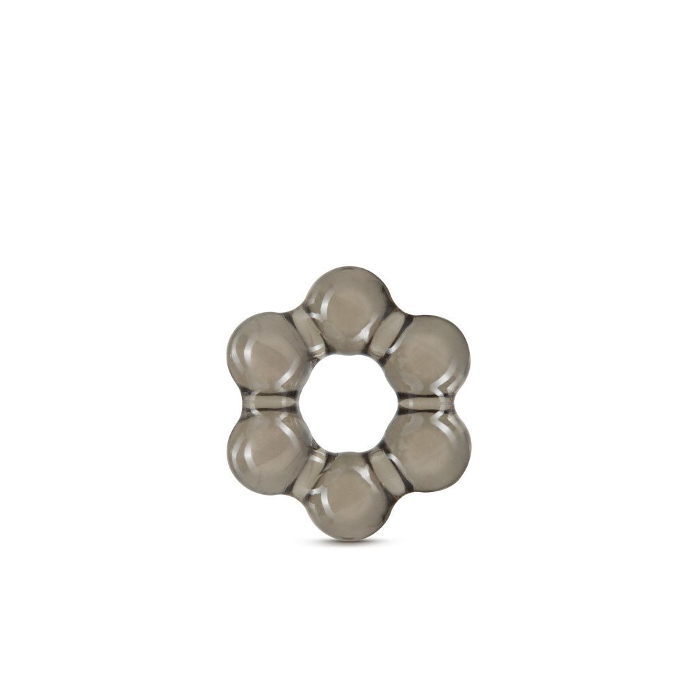 Stay Hard - Thick Bead Cock Ring - Black - TruLuv Novelties