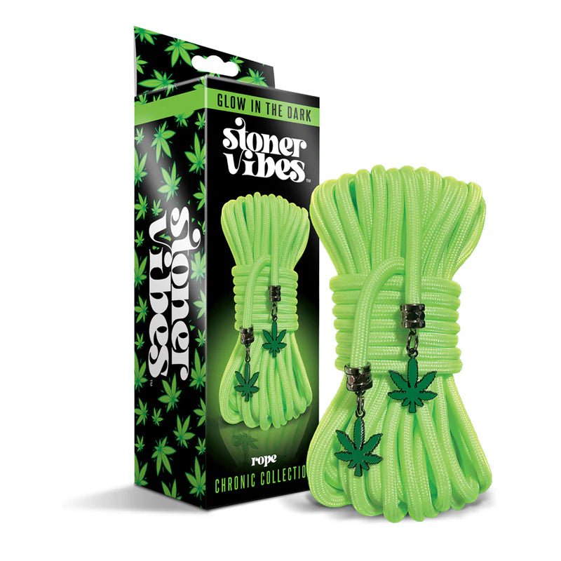 Stoner Vibes Chronic Collection Glow in the Dark Rope 32 ft. - TruLuv Novelties