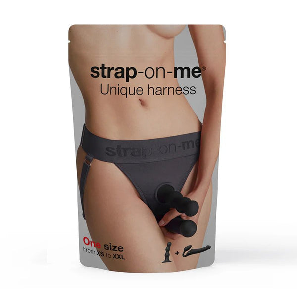 Strap - On - Me Harness Lingerie Unique One Size Grey - TruLuv Novelties