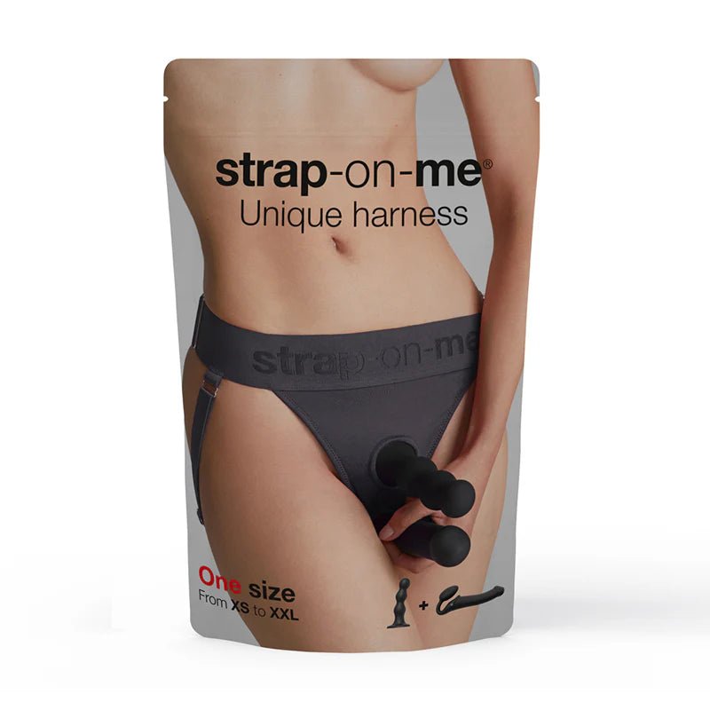 Strap - On - Me Harness Lingerie Unique One Size Grey - TruLuv Novelties