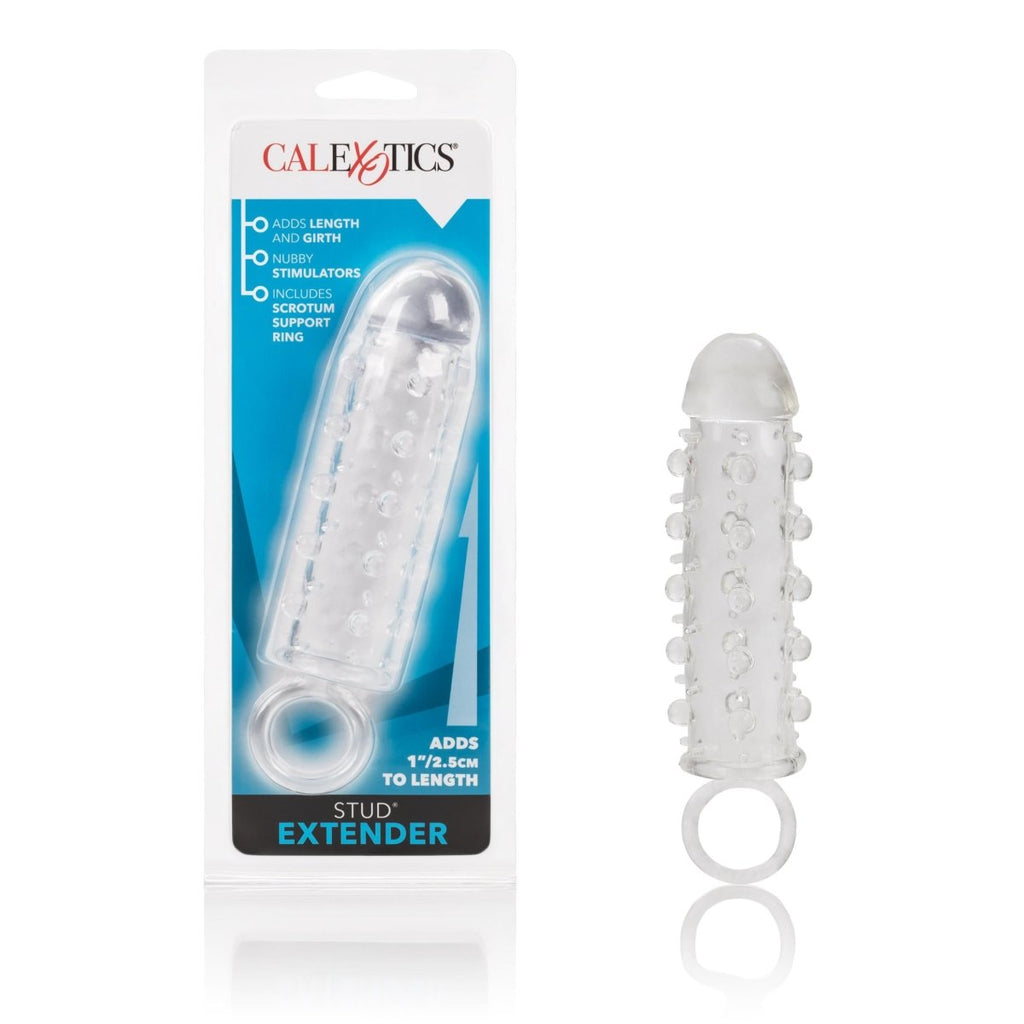 Stud Extender Clear With Supporting Ring - TruLuv Novelties