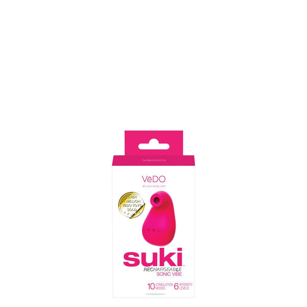 Suki Rechargeable Sonic Vibe - Foxy Pink - TruLuv Novelties