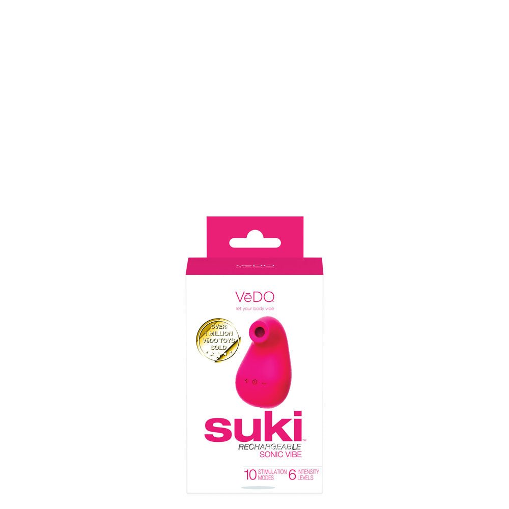 Suki Rechargeable Sonic Vibe - Foxy Pink - TruLuv Novelties