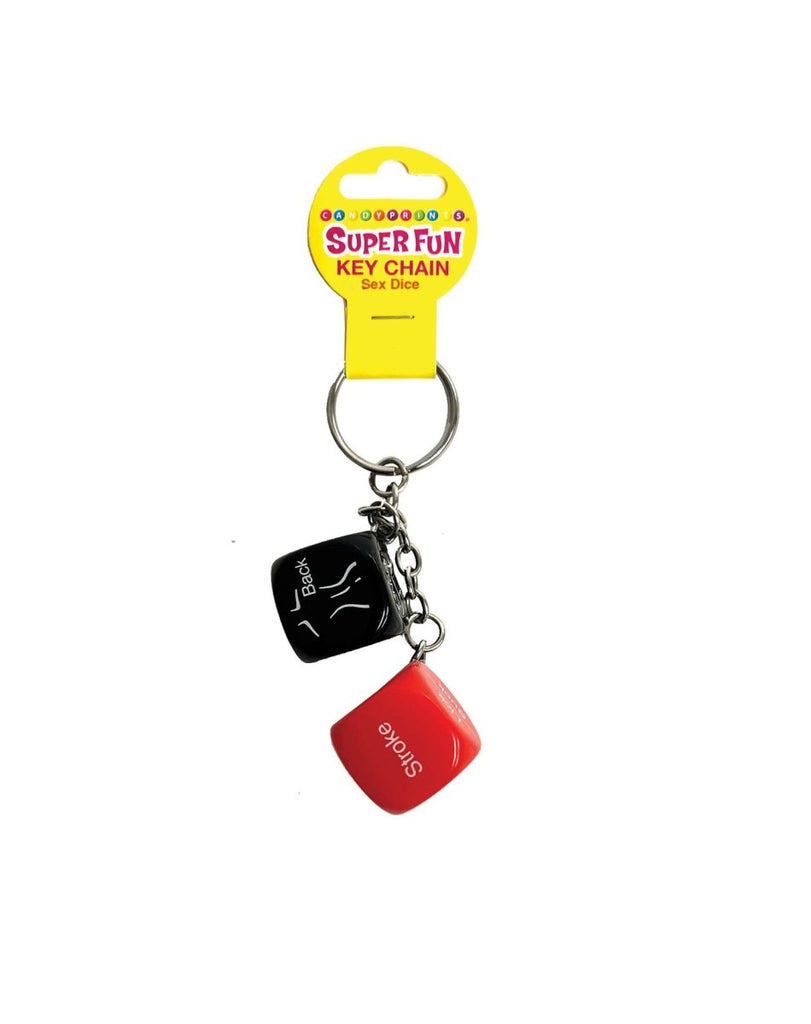 Super Fun Key Chain, Sex Dice - TruLuv Novelties