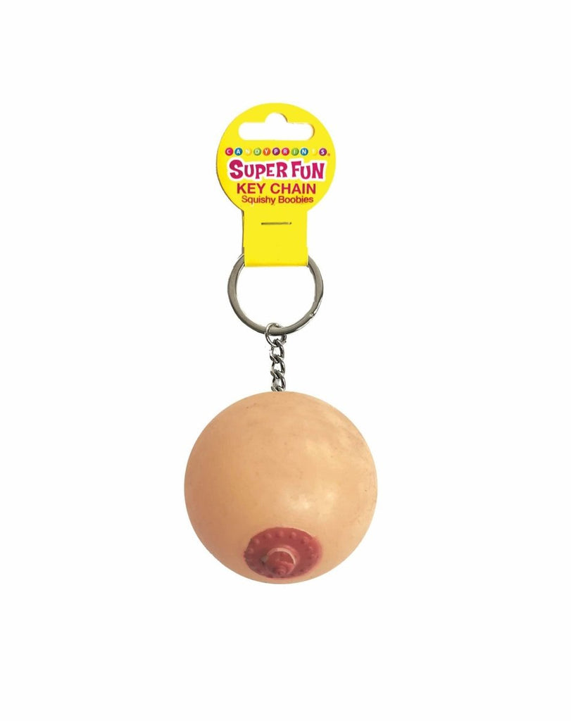 Super Fun Key Chain, Squishy Boob (Sold in 6pk) - TruLuv Novelties