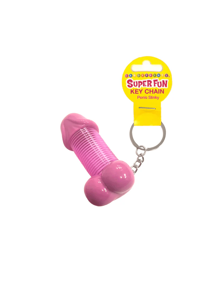 Super Fun Penis Slinky Keychain Bag of 6 - TruLuv Novelties