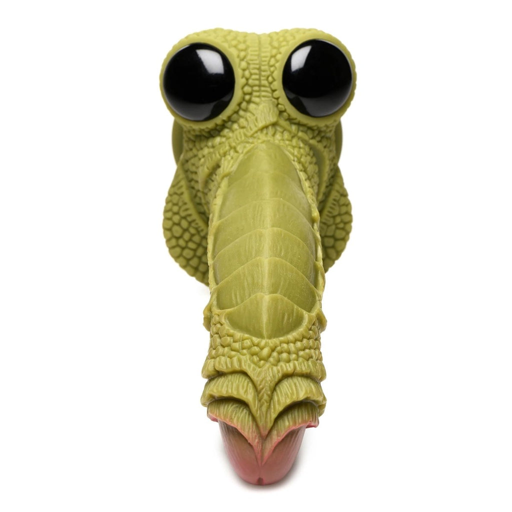 Swamp Monster Green Scaly Silicone Dildo - TruLuv Novelties