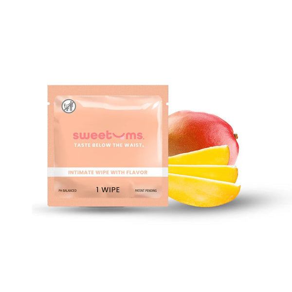 Sweetums Individual Wipes Mango - TruLuv Novelties