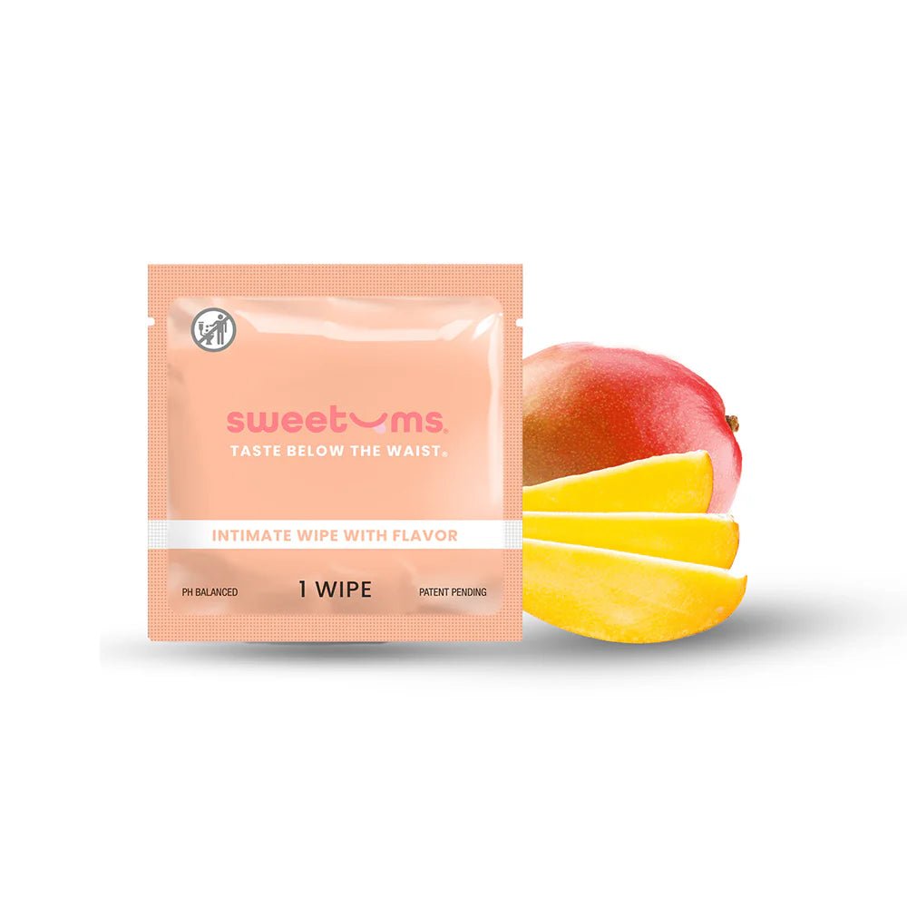 Sweetums Individual Wipes Mango - TruLuv Novelties