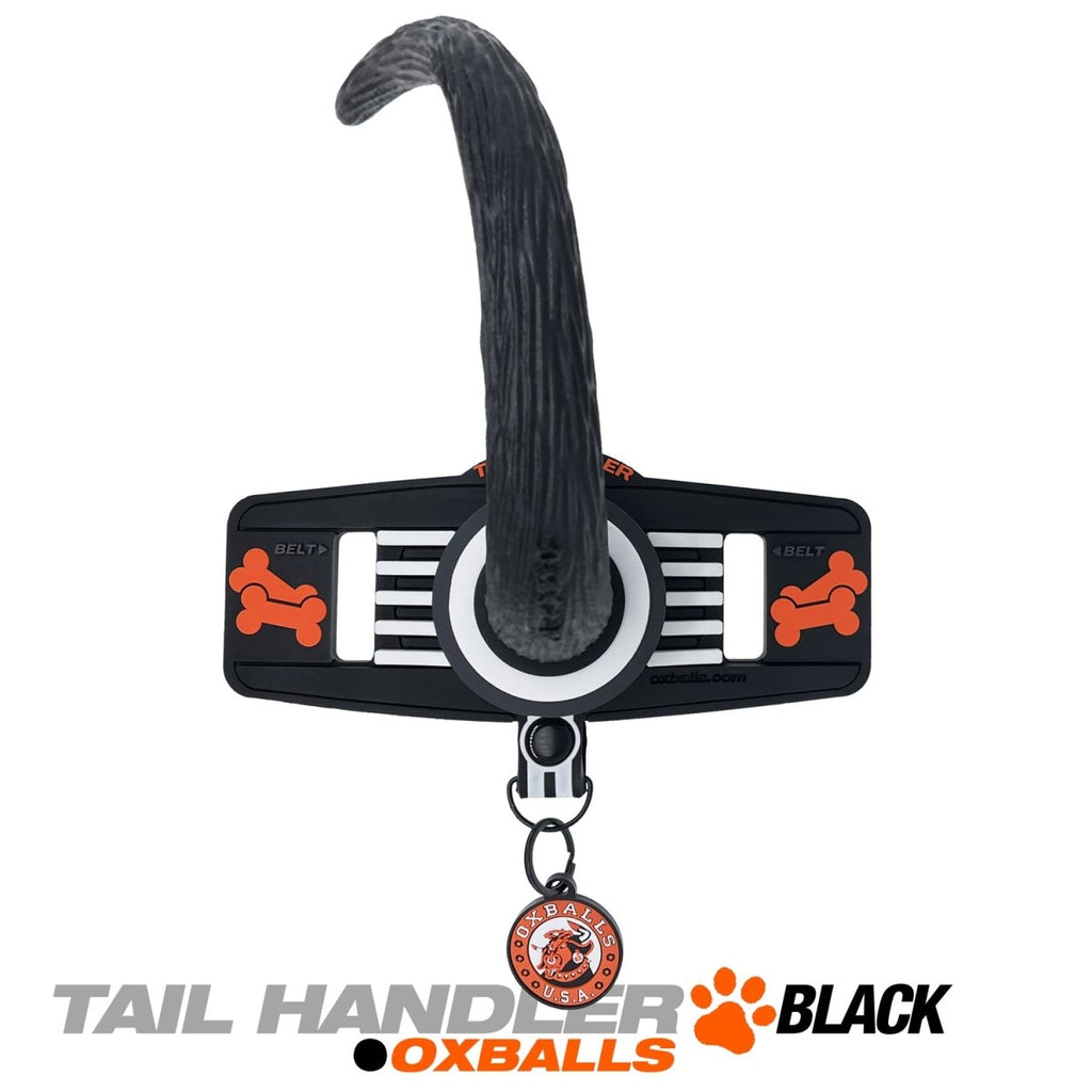 Tail Handler - Belt Strap Show Tail - Black - TruLuv Novelties