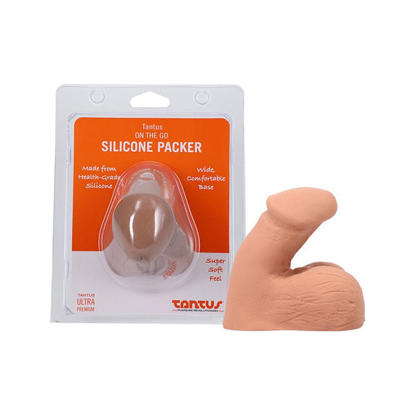 Tantus On The Go Silicone Packer Honey (Clamshell) - TruLuv Novelties
