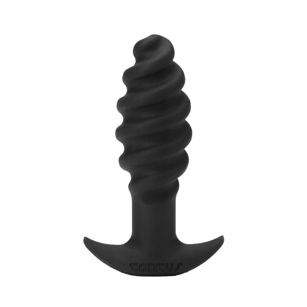 Tantus Twist Anal Plug Onyx (Bag) - TruLuv Novelties