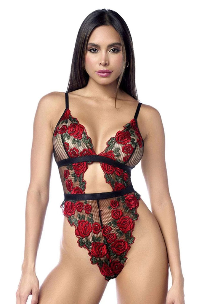 Teddy - Small/medium - Black/red - TruLuv Novelties
