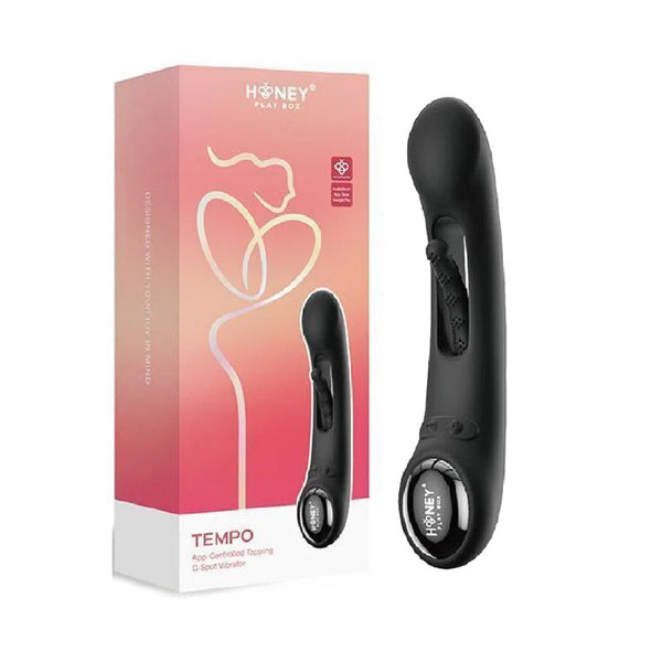 Tempo App - Controlled Tapping G - Spot Vibrator - Black - TruLuv Novelties