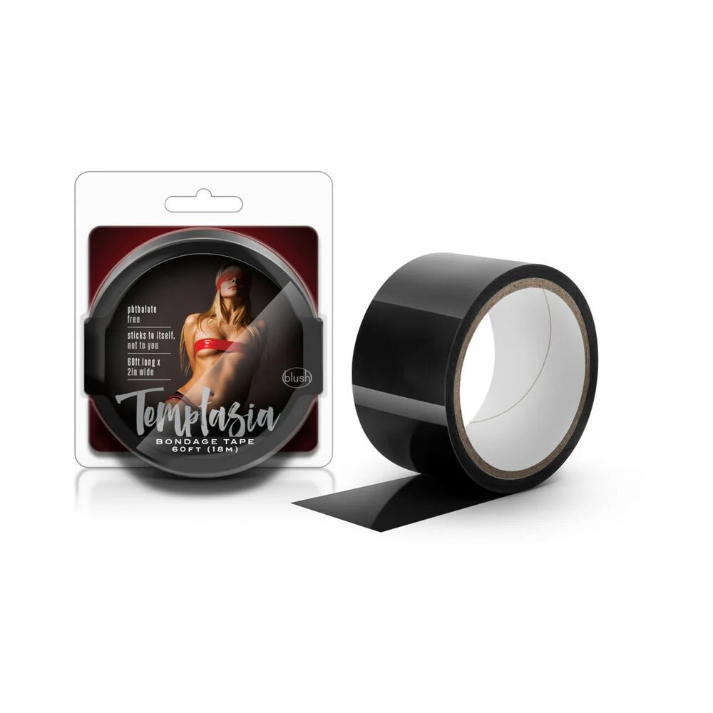 Temptasia Bondage Tape 60 ft. / 18 m Black - TruLuv Novelties