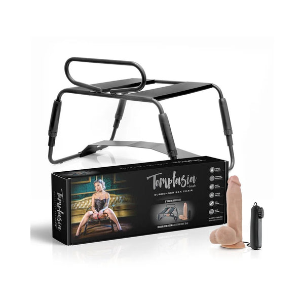 Temptasia Surrender Sex Chair Black - TruLuv Novelties