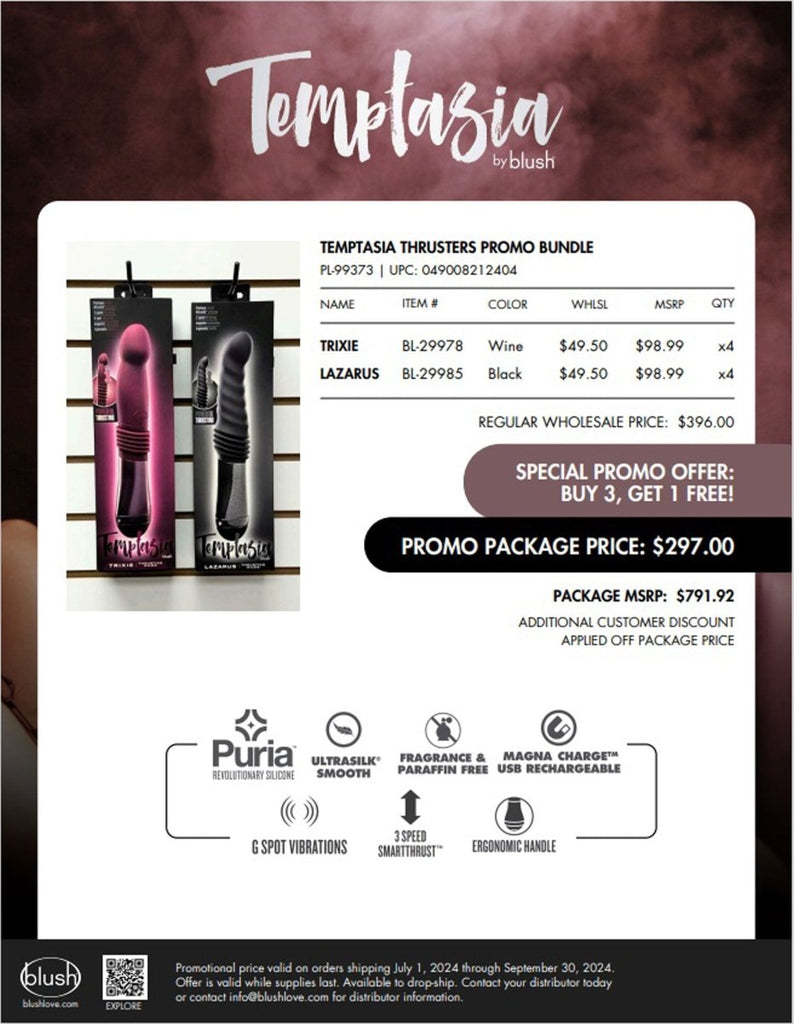 Temptasia Thrusters Promo Bundle - TruLuv Novelties