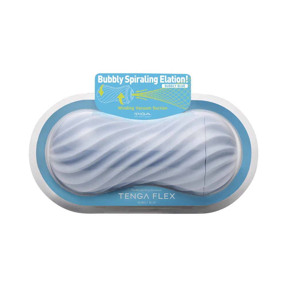 Tenga Flex Bubbly Blue Stroker - TruLuv Novelties