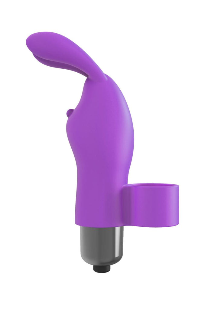 The 9's Flirt Finger Bunny Finger Vibrator - Purple - TruLuv Novelties