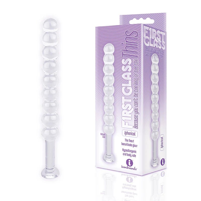 The 9's Glass Thins Spherical Glass Plug - TruLuv Novelties