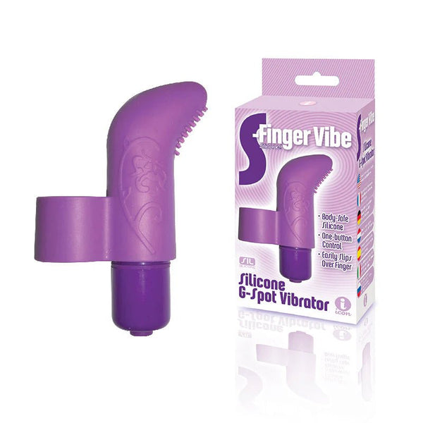The 9's S - Finger Vibe Purple - TruLuv Novelties