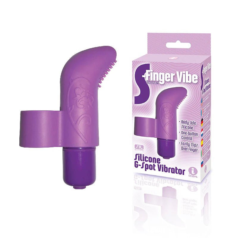 The 9's S - Finger Vibe Purple - TruLuv Novelties