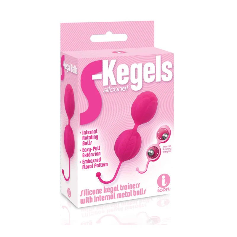 The 9's S - Kegel Silicone Kegel Balls Pink - TruLuv Novelties