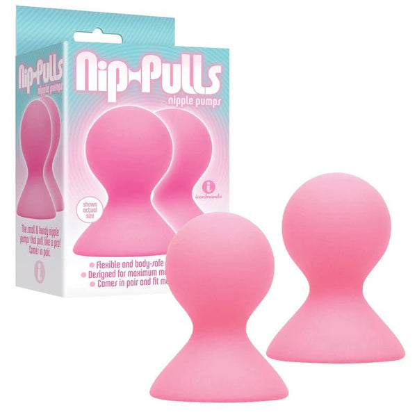The 9's, Silicone Nip - Pulls, Pink - TruLuv Novelties